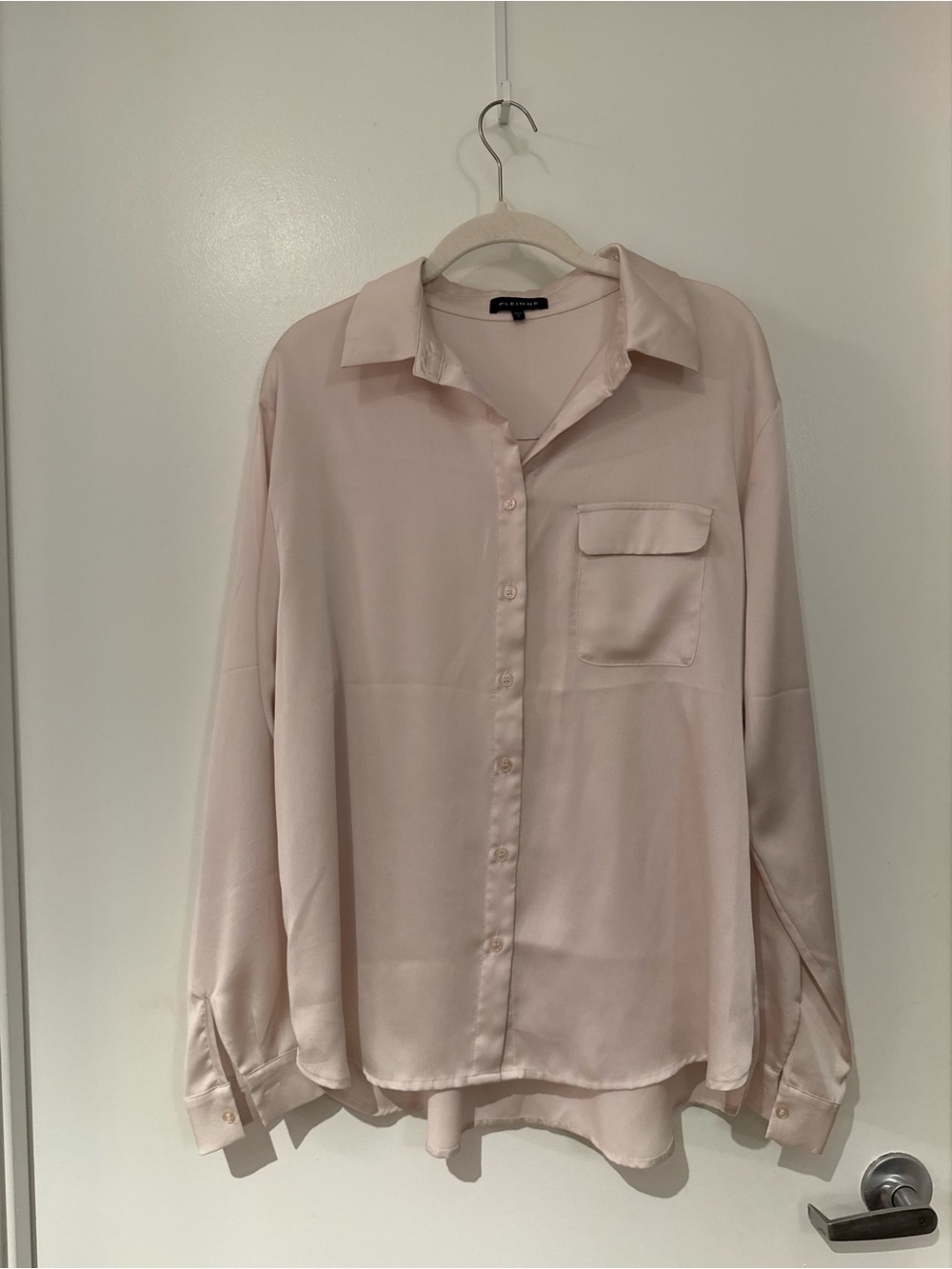 Pleione Pale Pink Collared Shirt